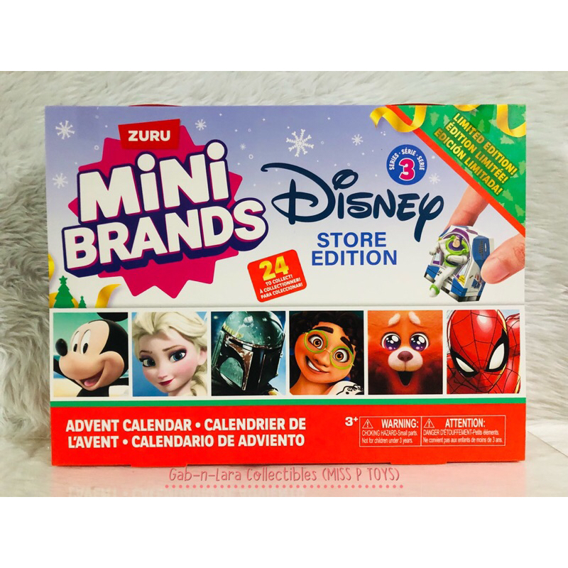 MINI BRANDS Disney Store Edition Advent Calendar 2024 Toy (Limited ...