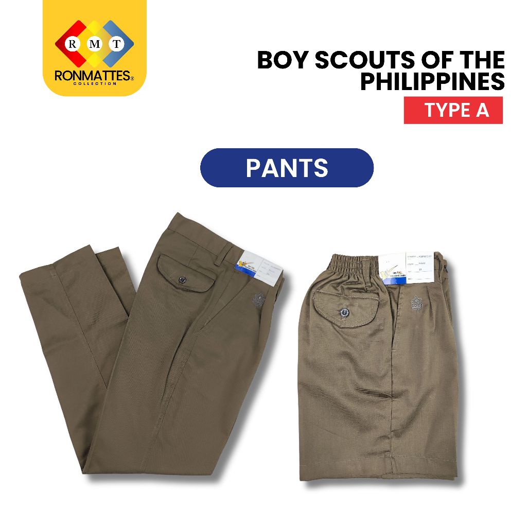 RONMATTES COLLECTION BOY SCOUT PANTS TYPE A FOR MEN | Shopee Philippines