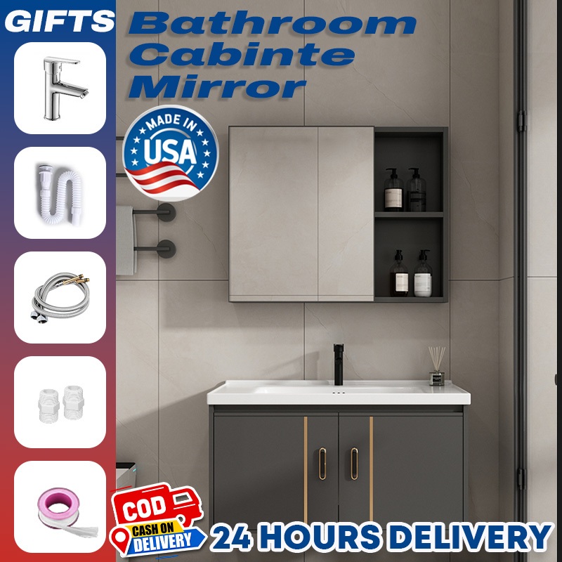 Bathroom Cabinet Wall Mount Bathroom Set Bathroom Vanity With Mirror ...