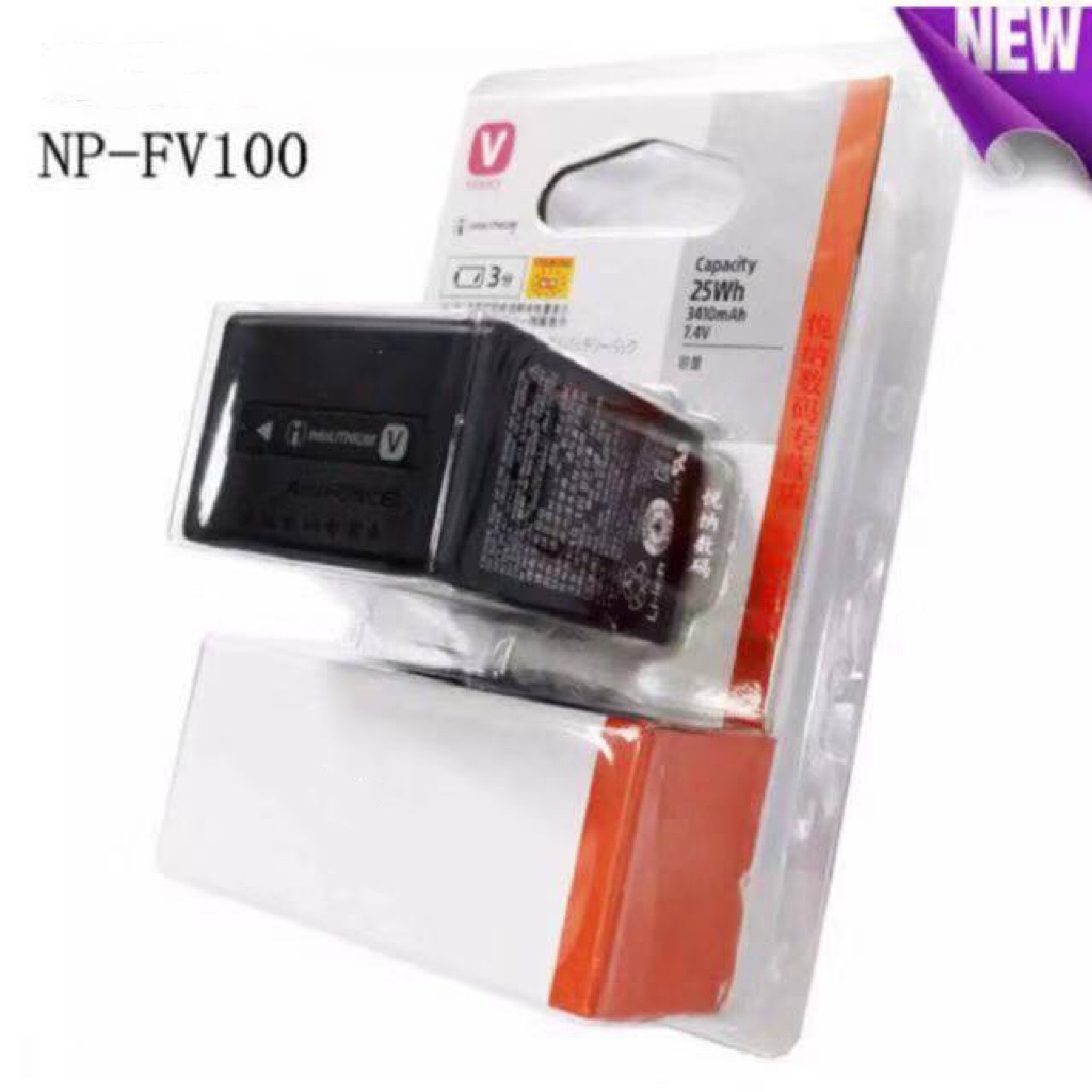 NP-FV100 FV100 Battery for Sony Camera CX190B CX200B CX210B 260V PJ200 ...