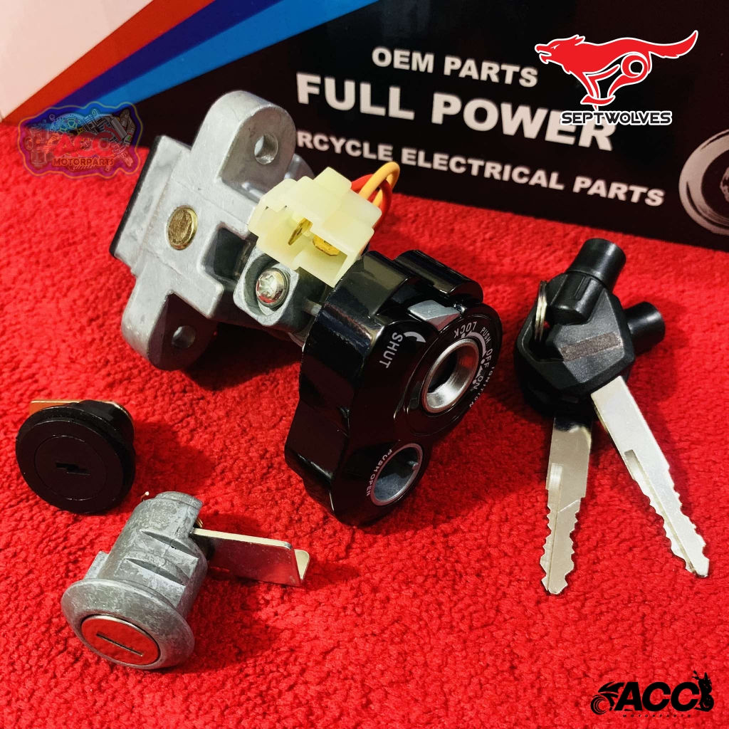 Raider R150 Fi Lock Set Anti Theft Main Ignition Switch with Keys ...