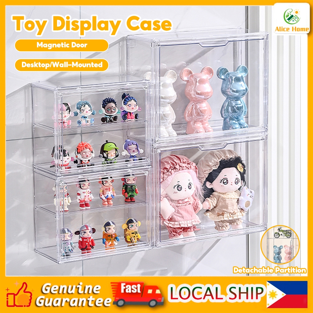 ALICE Wall-Mounted Popmart Display Case Storage Organizer Stackable ...