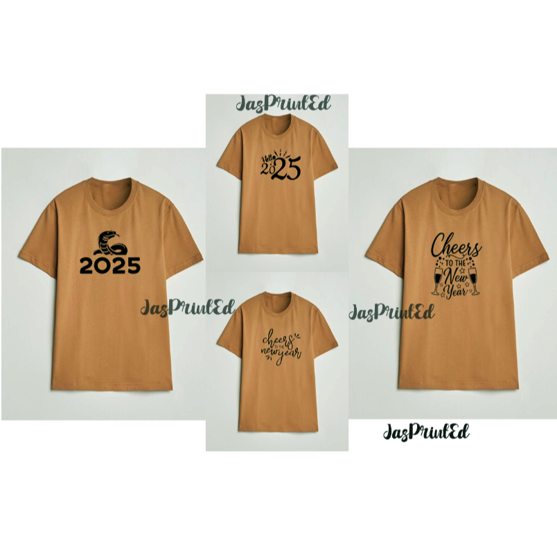 2025 MOCHA MOUSSE COLOR OF THE YEAR NEW YEAR TSHIRT COTTONSPANDEX