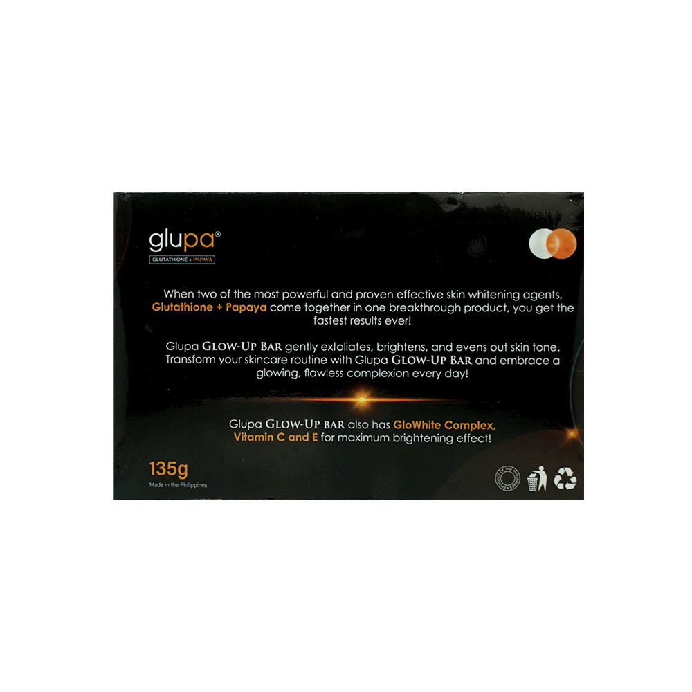 HWL Glupa Skin Whitening Soap 135g Glutathione + Papaya | Shopee ...