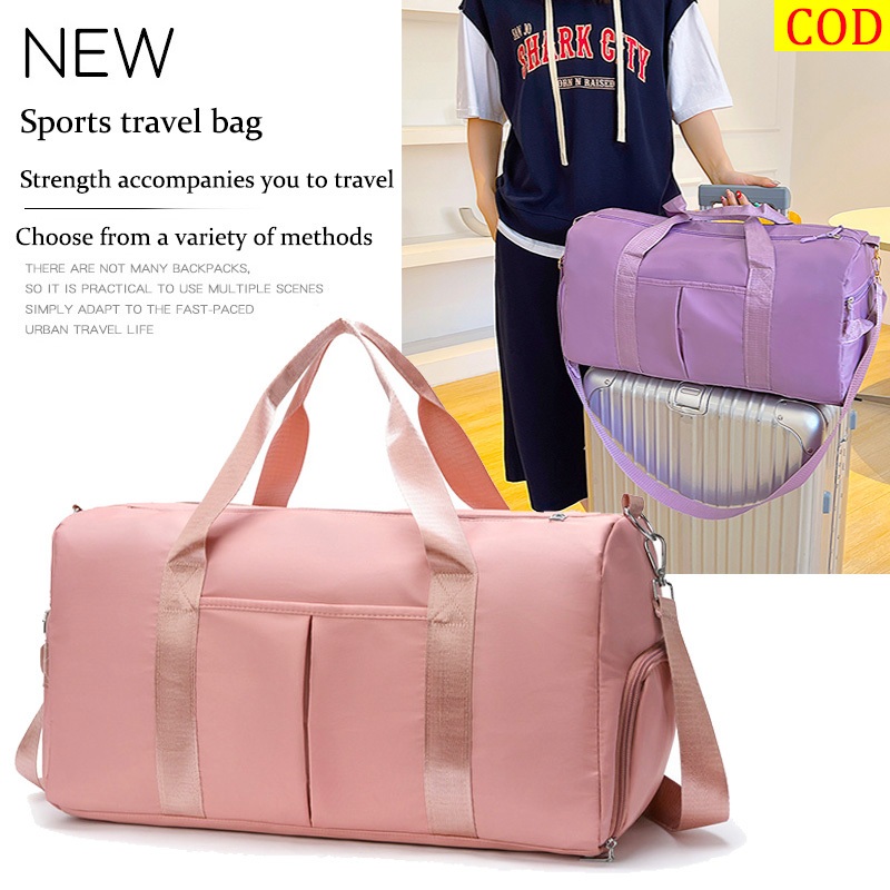 Travel bag Large capacity Gym bag outdoor handbag dry and wet ...