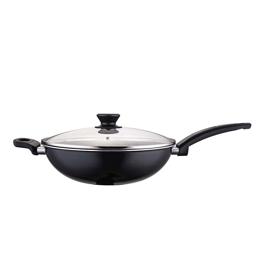 ASD Non-Stick Marble Induction Wok Pan | Shopee Philippines