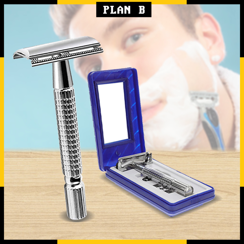 Manual Shaver For Men, Classic Stainless Steel Safety Razor With ...