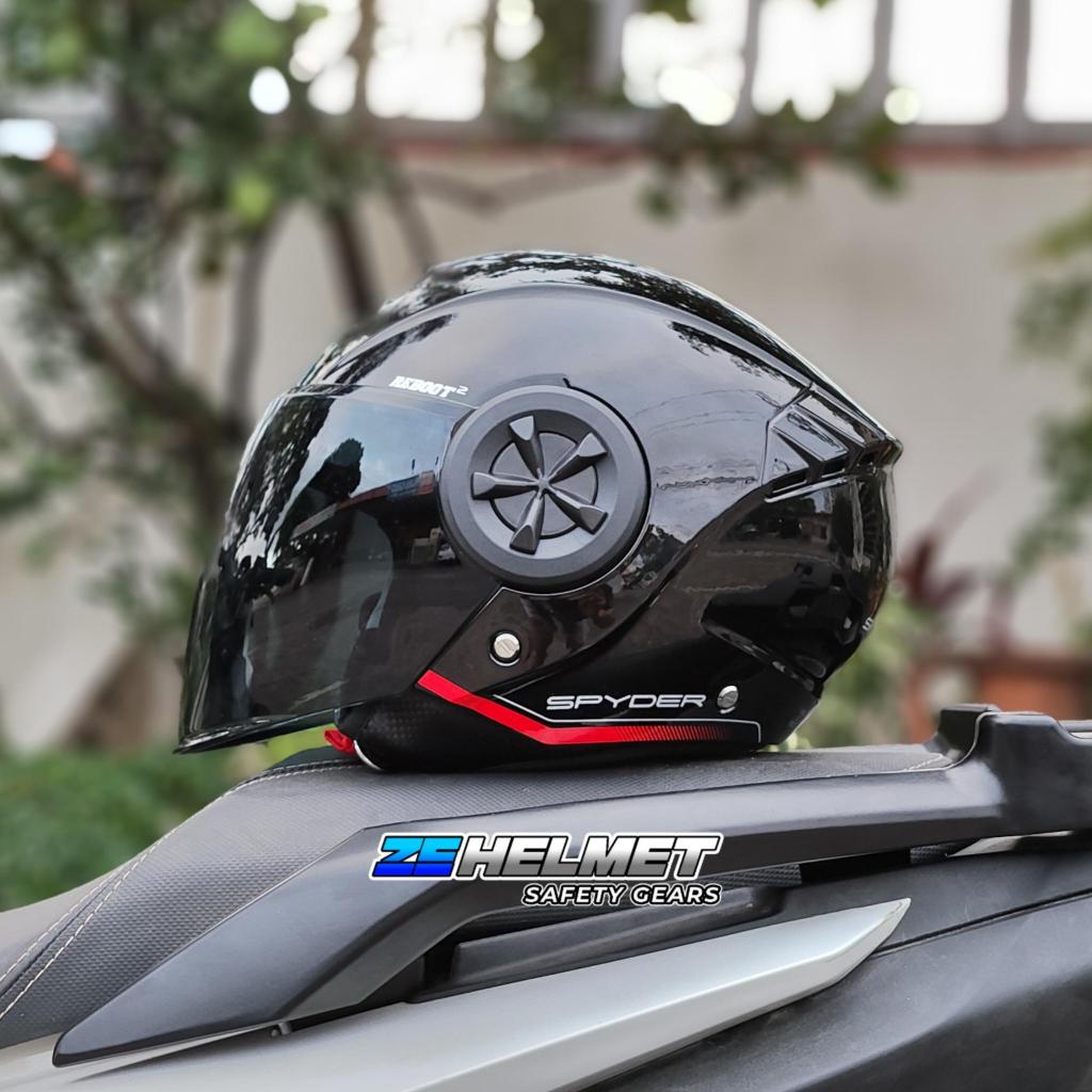 Spyder Reboot Dual Visor SPYDER REBOOT OPEN FACE HELMET Shopee