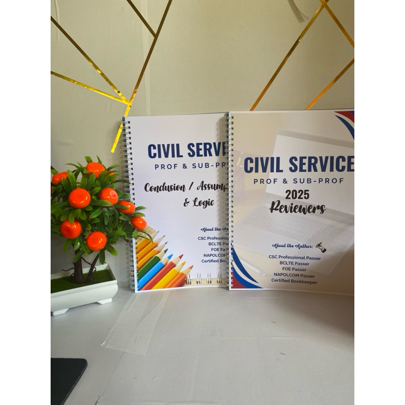 Civil Service Reviewers Books PROF & Sub Prof + (Logic/Assumptions ...