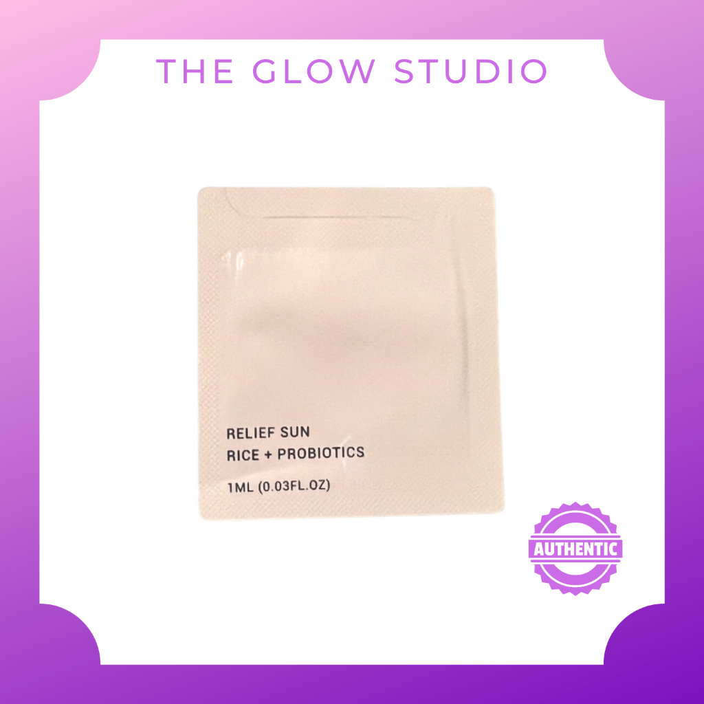 Rice + Probiotics Relief Sun Sunscreen Sample Sachet 1ml | Shopee ...