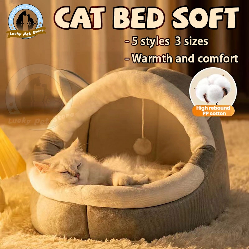 Cat Bed Washable Large Cat House Removable Warm Comfortable Pet