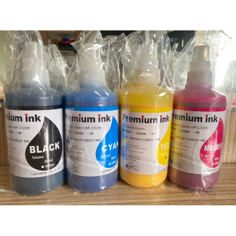 Epson Refill ink Wf-C5290 and Wf-C5790 KIMORA Premium PIGMENT | Shopee ...