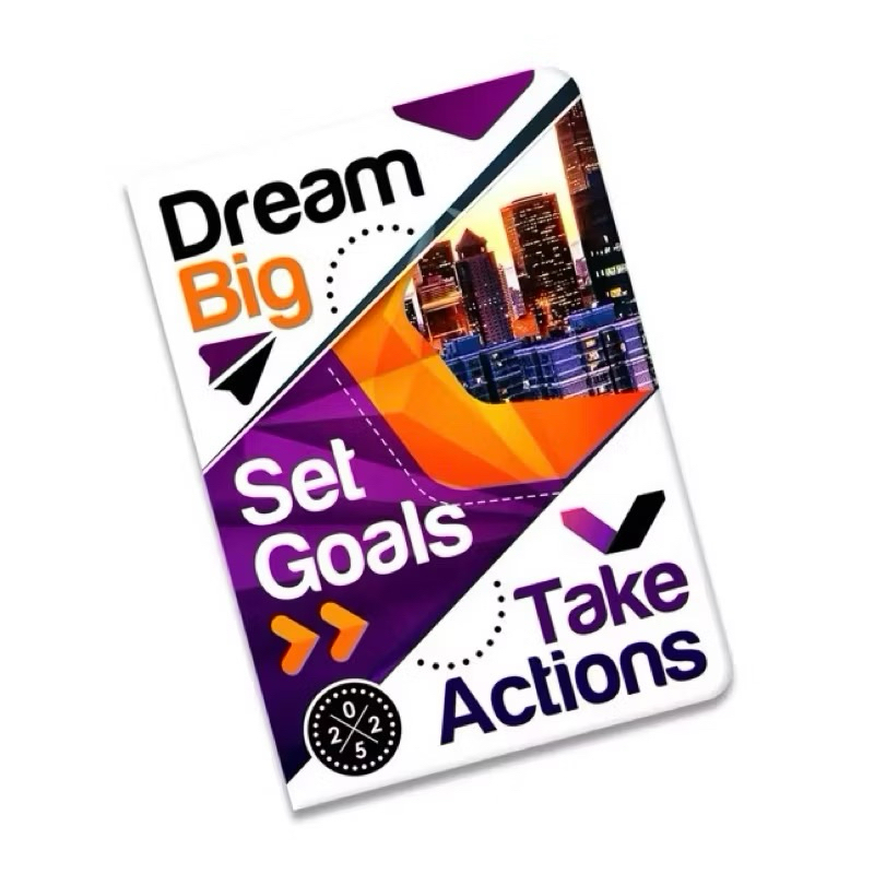 Pocket Planner for 2025 - Dream Big Set Goals Take Action | Shopee ...
