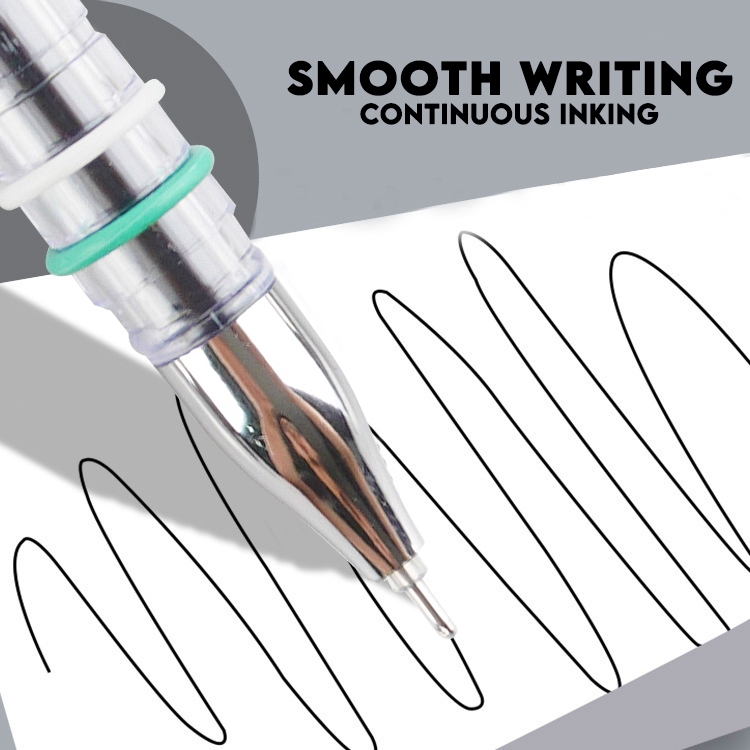FCI 1pc Gel Pen Rolling Ball Pens, Quick-Drying Ink Extra Fine Point ...