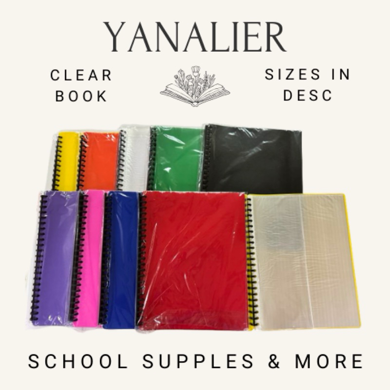 Clear books Small & Long size | Shopee Philippines