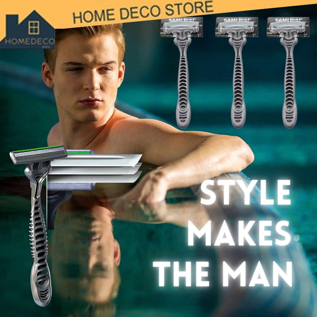 Home Deco Shaver Razor Manual Perfect Razor Men's Three Layer Blades ...