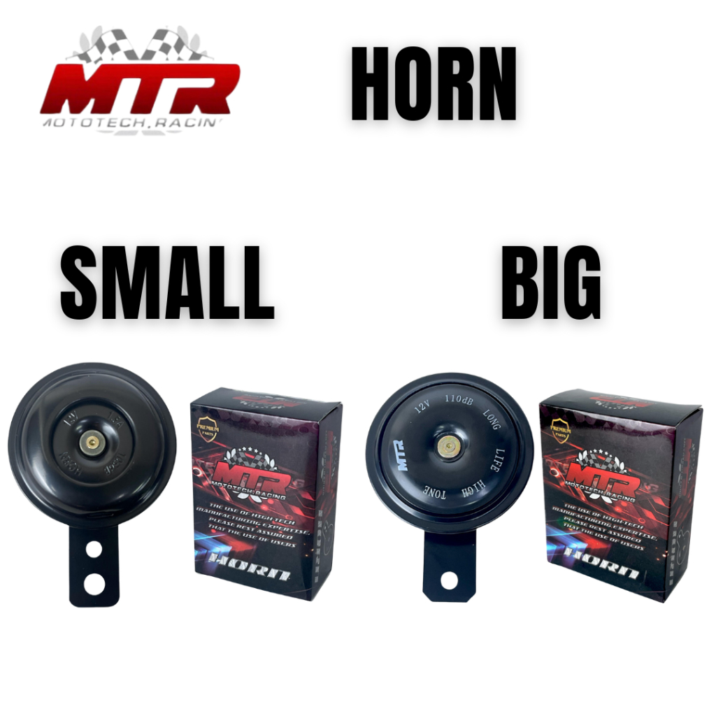 MTR Motorcycle Horn | Available in Big and Small | Shopee Philippines