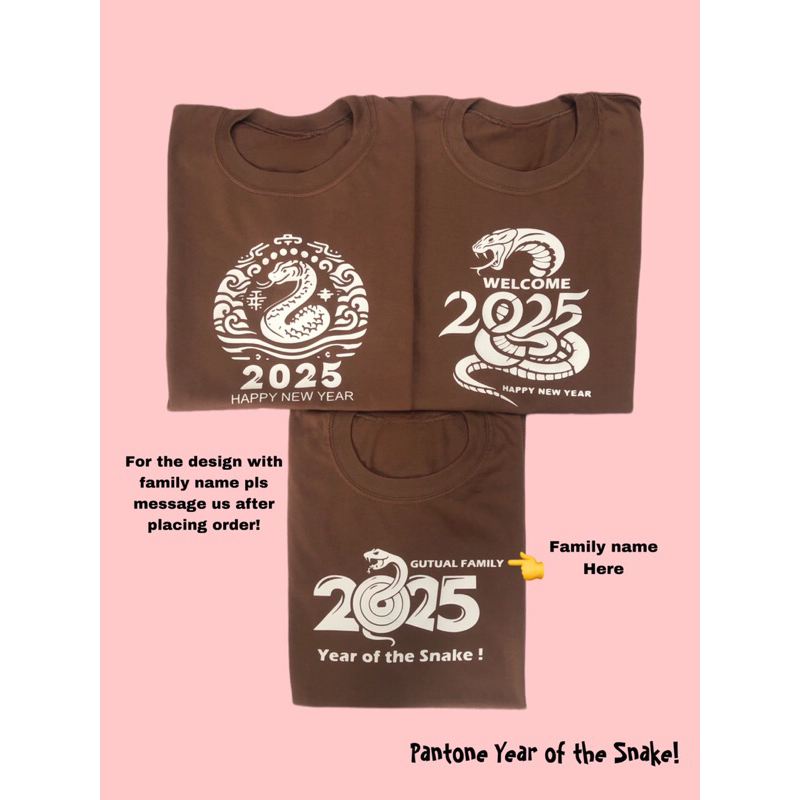 COLOR OF THE YEAR FAMILY TSHIRT 2025 Shopee Philippines