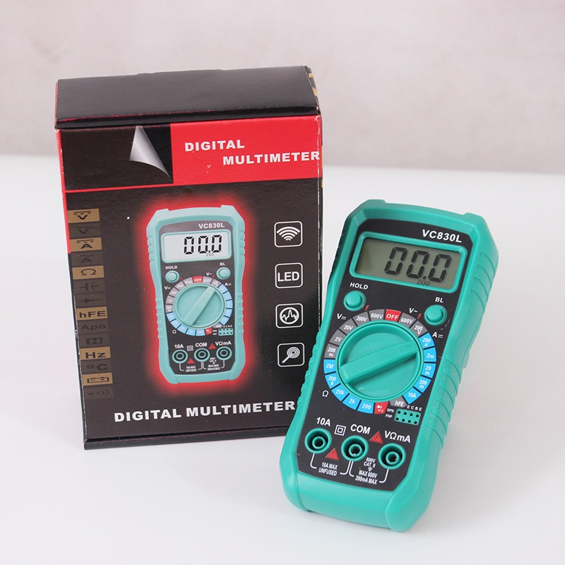 Digital multimeter VC830L Digital display multifunctional multimeter AC ...