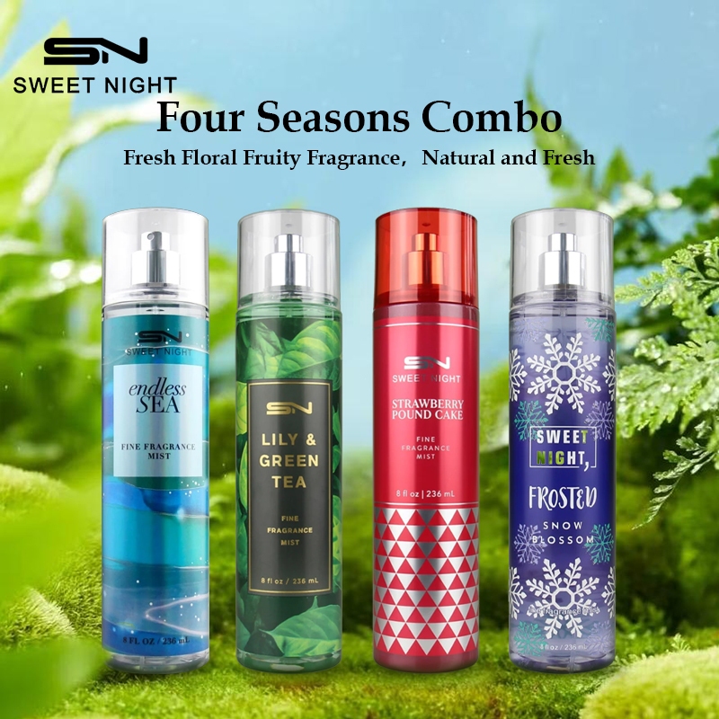 Sweet Night Summer Collection Fine Fragrance Mist New Arrival 236ml Body  Mist for Women Men