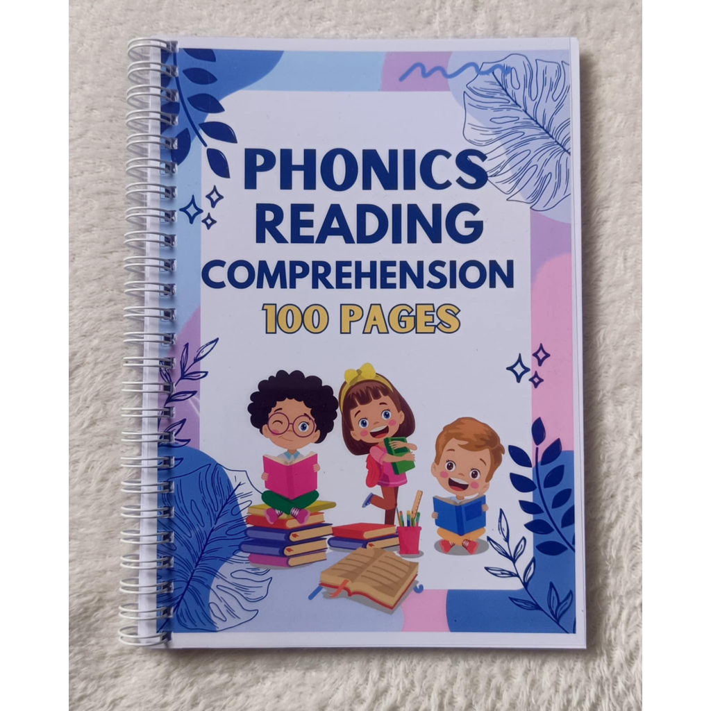 Phonics Reading Comprehension- notebook size - 100 pages | Shopee ...