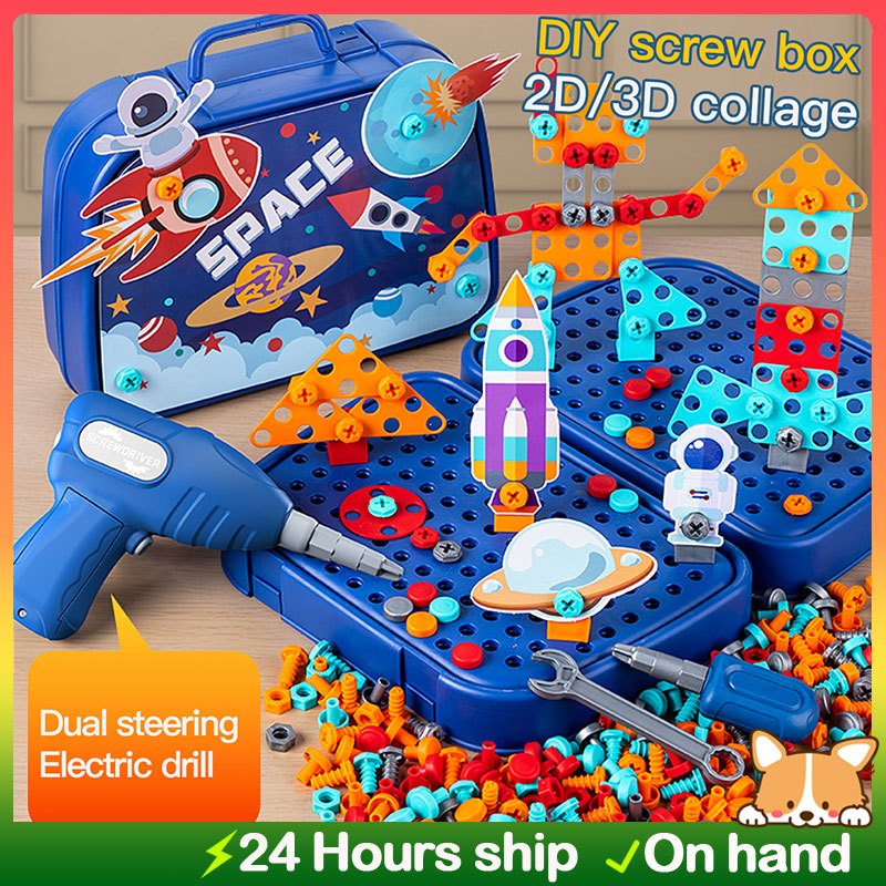 Kids Tool Box Toy for Boys Simulation Repair Tools Pretend