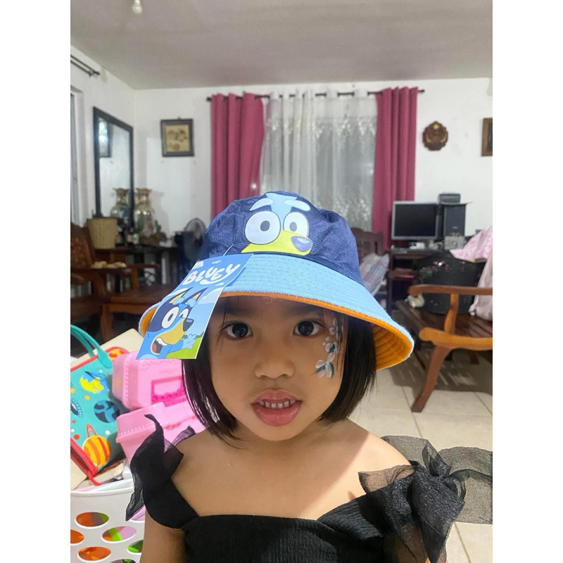 Bluey and bingo reversible hat (repro only) | Shopee Philippines