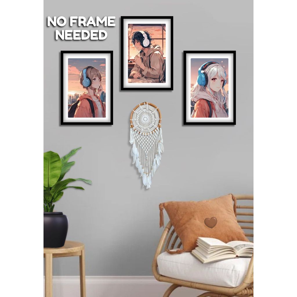 A4 Sintra Photo Tile with realistic frame effect/ 3mm thickness ...