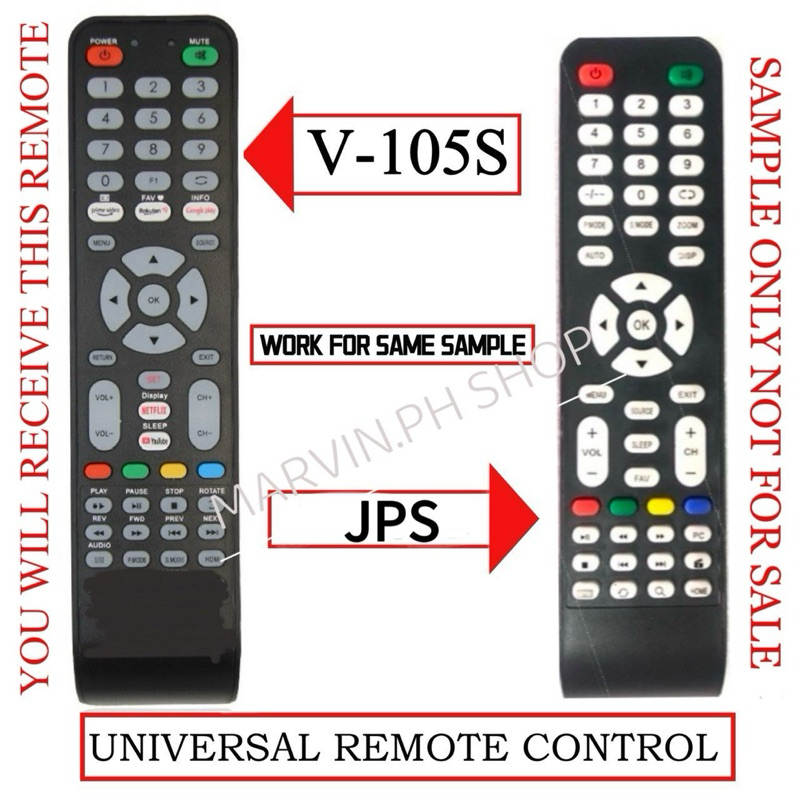 Ready to use JPS android tv remote (universal)100% na gagana sa tv mo ...