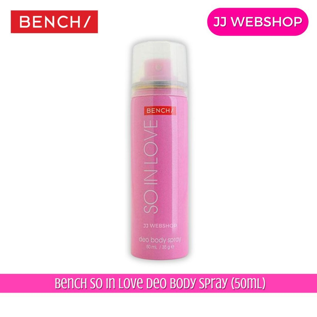 Bench So In Love Deo Body Spray 100ml / 50ml | Shopee Philippines