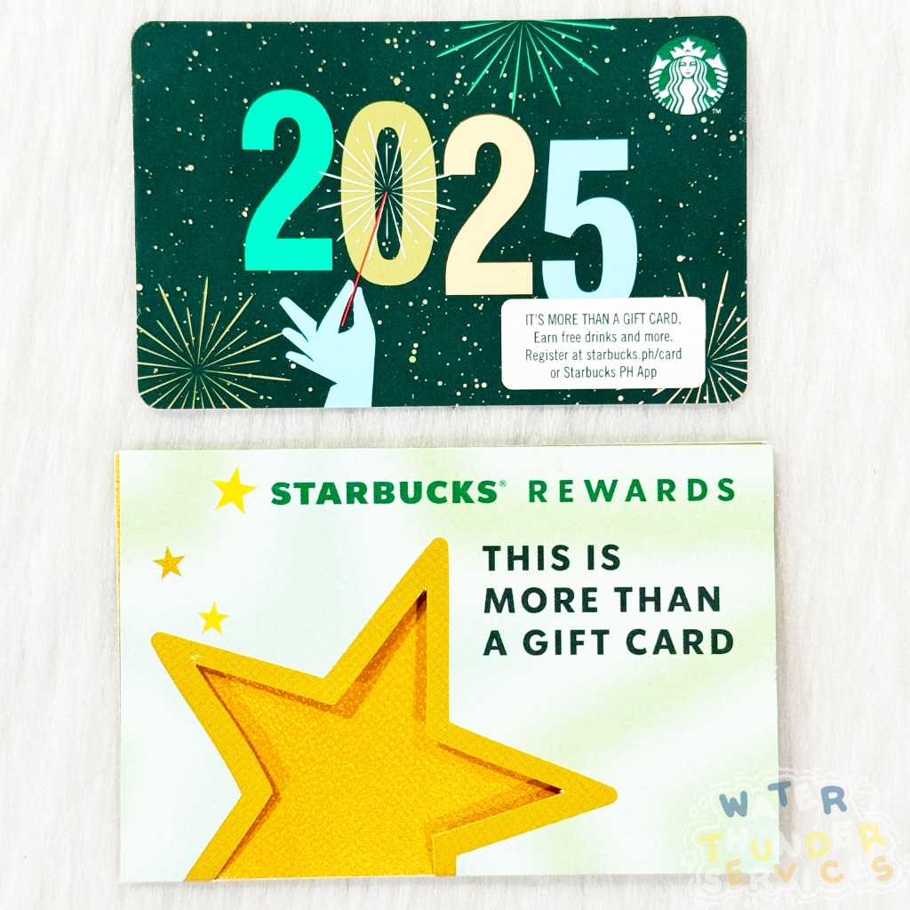 2025 Starbucks New Year Gift Card Rewards with 300 Pesos Load and