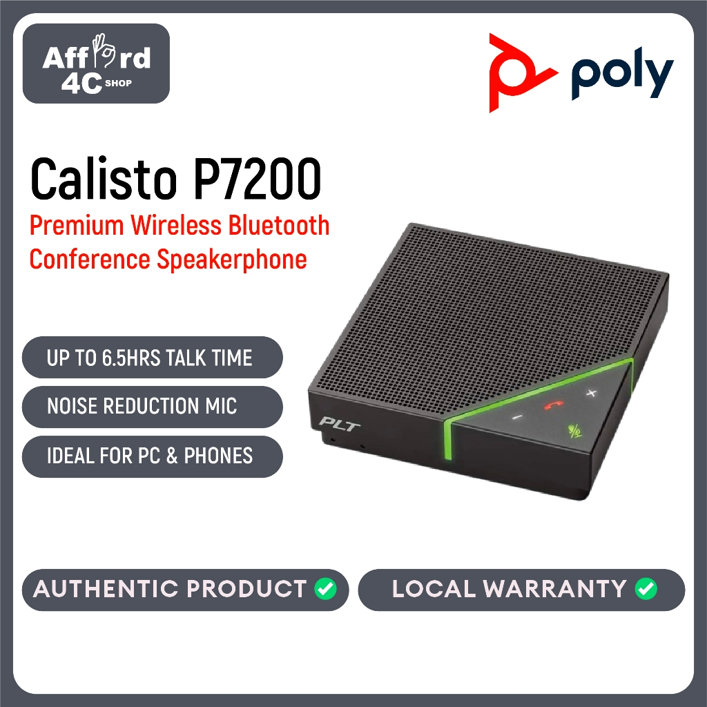 Plantronics Calisto P7200 Premium Wireless Bluetooth Conference ...