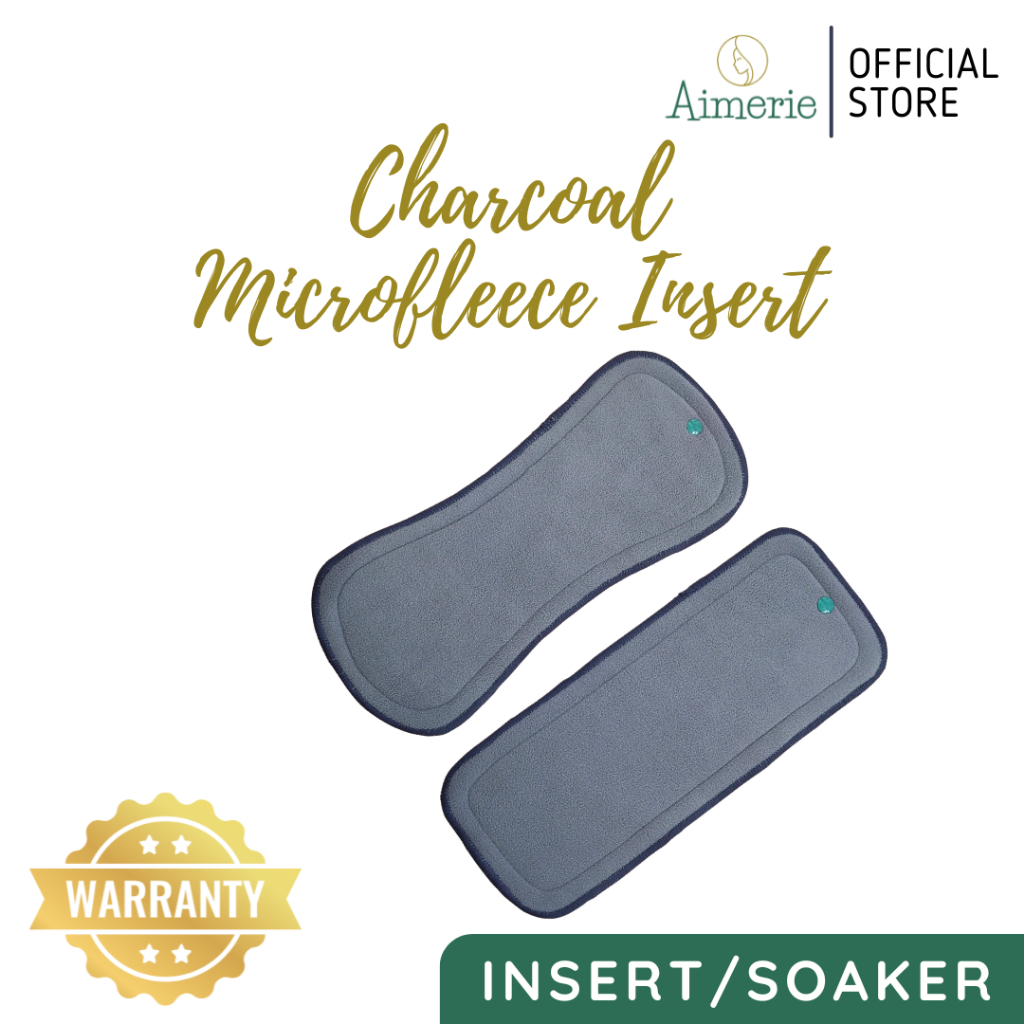 Aimerie Super Absorbent Bamboo Charcoal Insert Soft and Safe for Babies ...