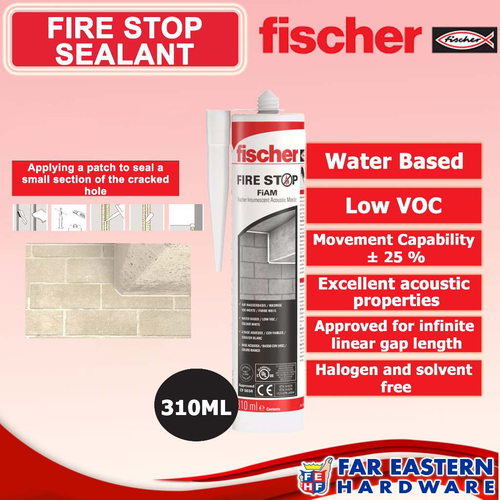 FISCHER Fire Stop Sealant FIAM/UFS 310ml | Shopee Philippines