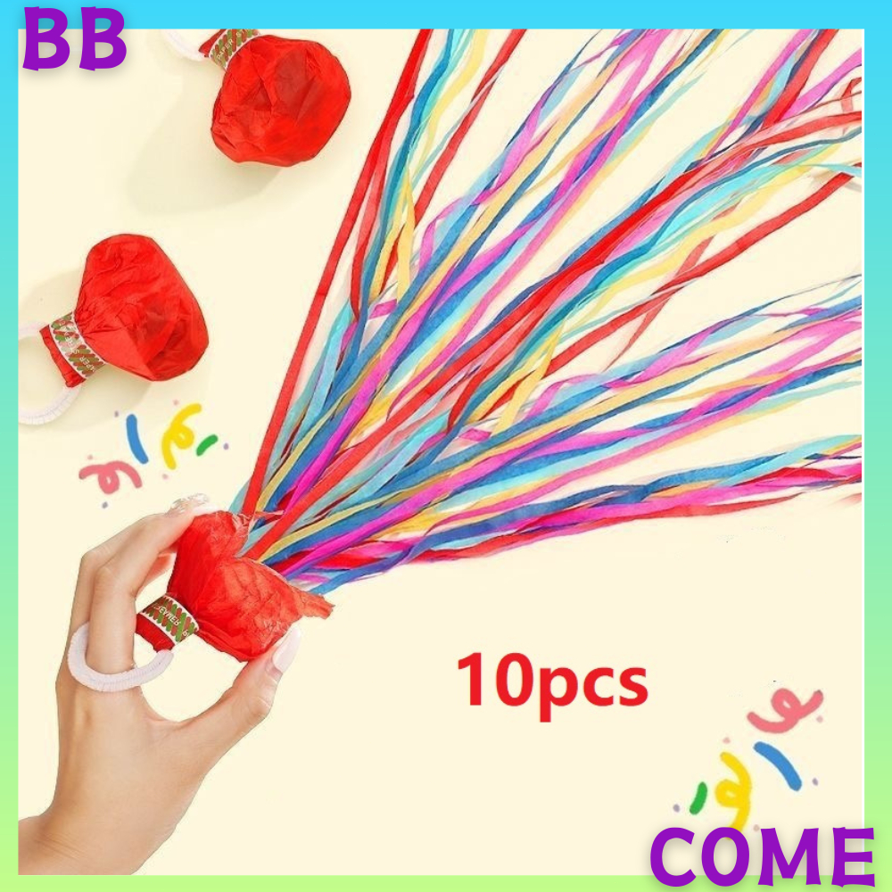 10pcs Hand Throw Streamer Paper Ribbons Party Wedding Birthday ...