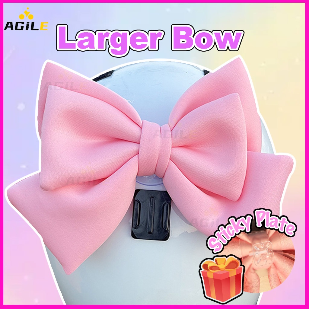 Upgraded Big Bow Ribbon for Car Motorcycle Helmet Decoration ...