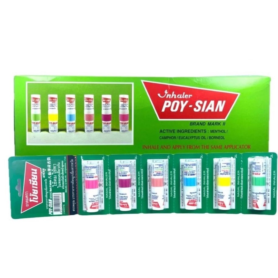 100% Original Poy Sian Thailand Inhaler Random Color | Shopee Philippines