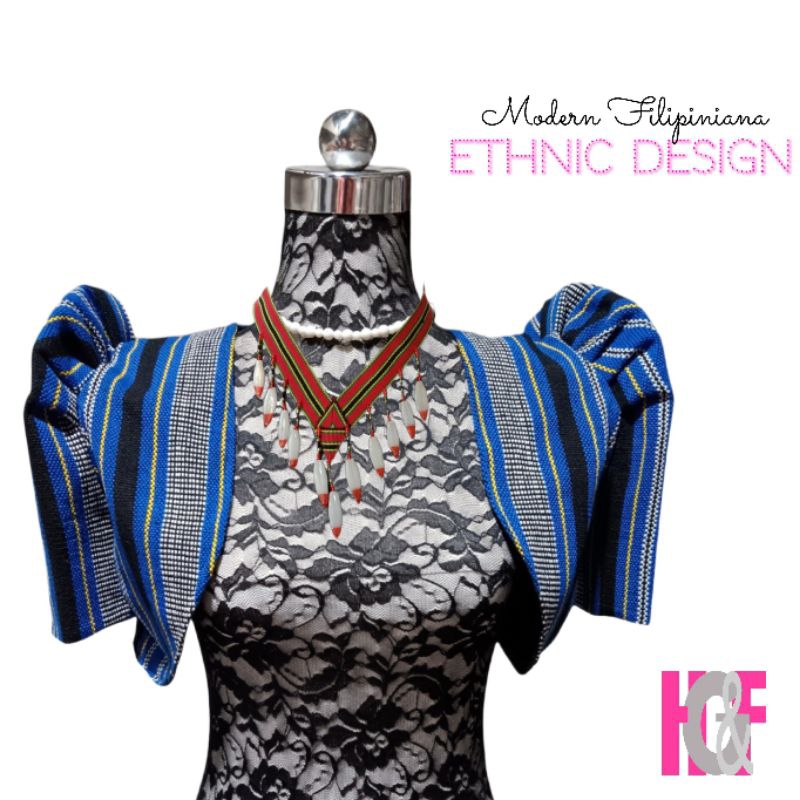 Modern Filipiniana BOLERO - Inabel (woven) / Ethnic / Ifugao / Igorot ...