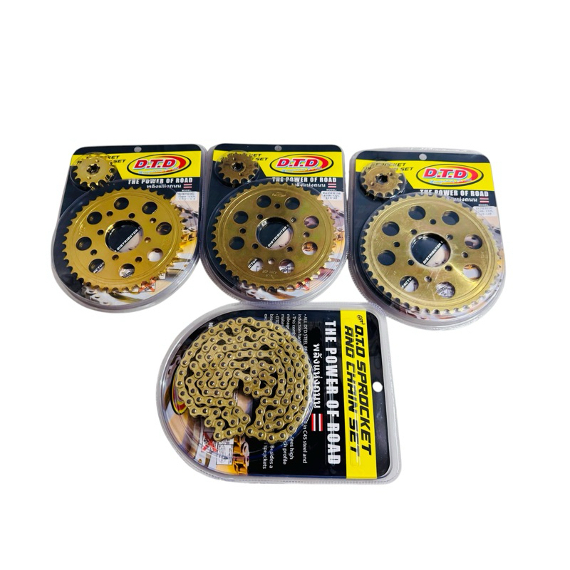 D.T.D Sprocket Set with Chain for Raider150/Raider150 FI Models - 14/43 ...