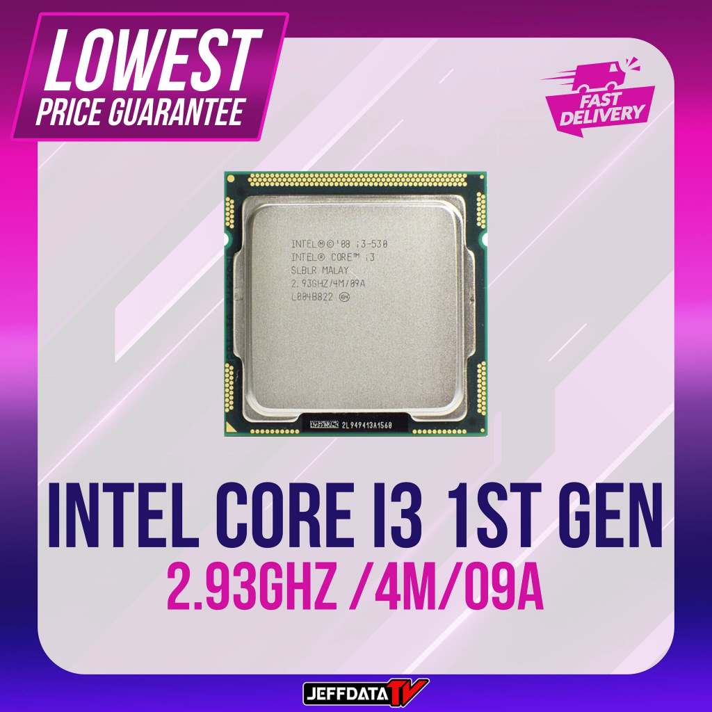Core I3 530 Lga 1156 Processor Generation PROCIE PROCESSOR INTEL
