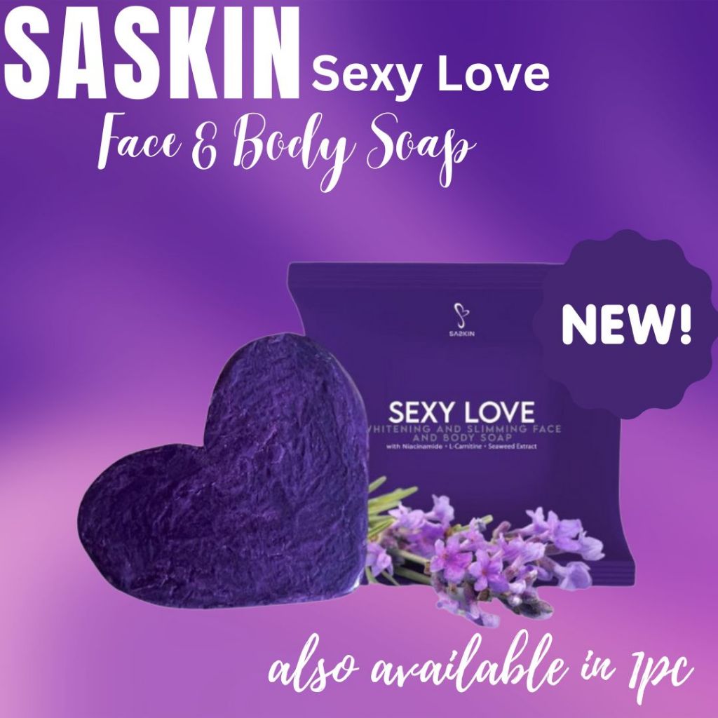 Saskin Sexy Love Face&Body Soap (1pc) | Shopee Philippines