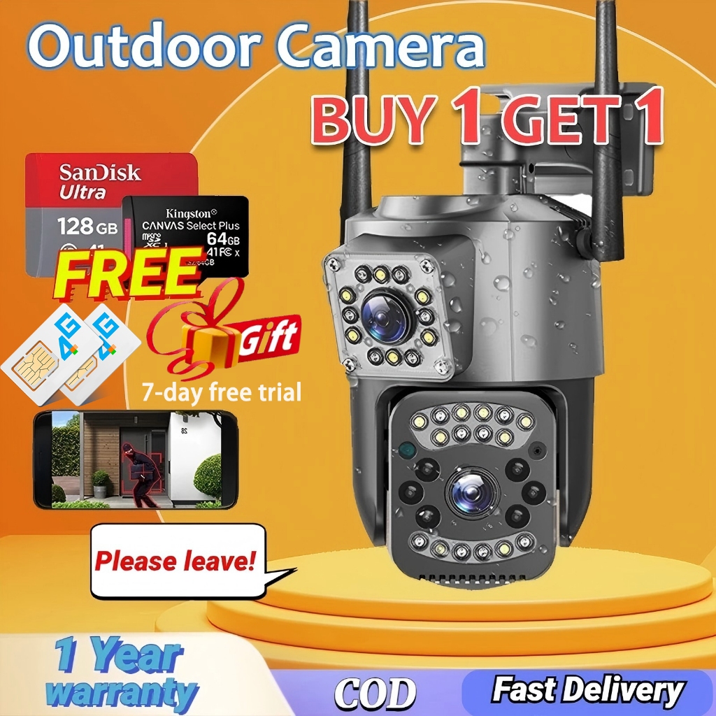 Tecno Buy 1 Take 1 V380 Pro CCTV Camera dual lens WiFi Wireless Outdoor ...
