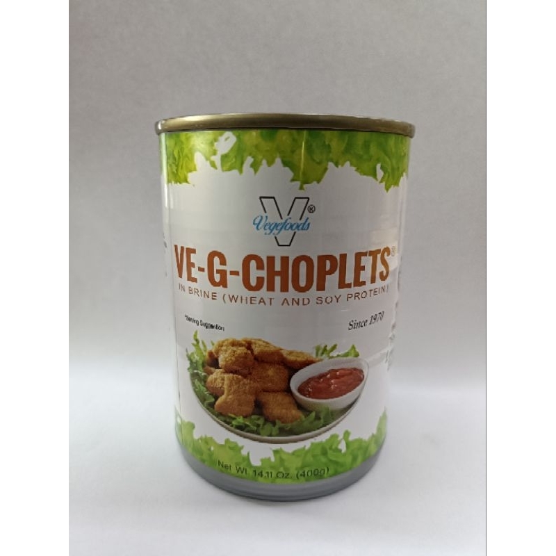 veg choplets 350g in can vegetarian substitute for meat, protein, meat ...