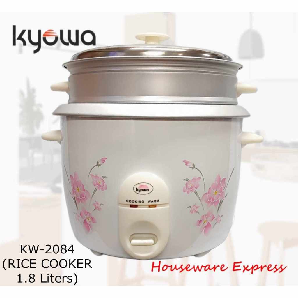 Kyowa Essentials KW-2084 Rice Cooker with Steamer 1.8 liters KW2084 ...