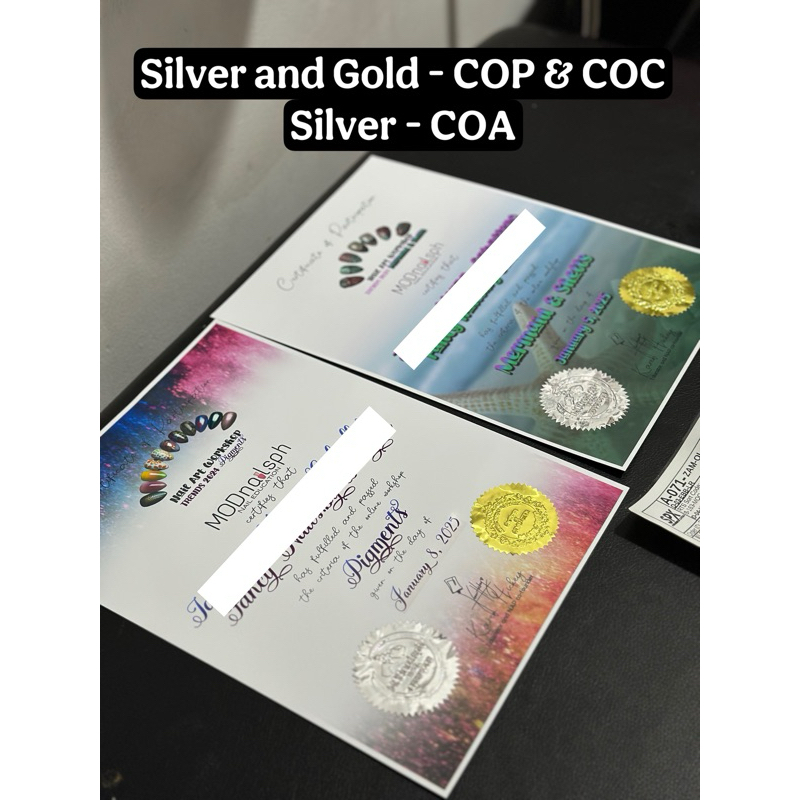 Certificate Reprinting : MODNAILSPH NAP NAIL-ART CLASS Training ...