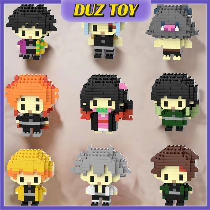 【DUZ】Demon Slayer Building Blocks Small Particles Cartoon Anime ...