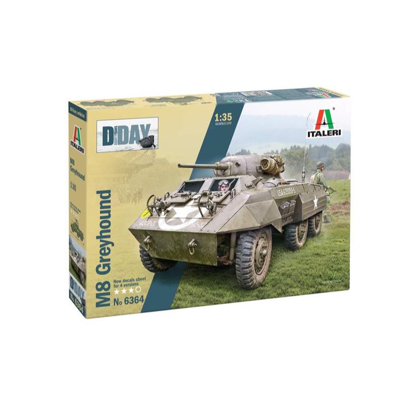 Italeri 1/35 M8 Greyhound Scale Model | Shopee Philippines