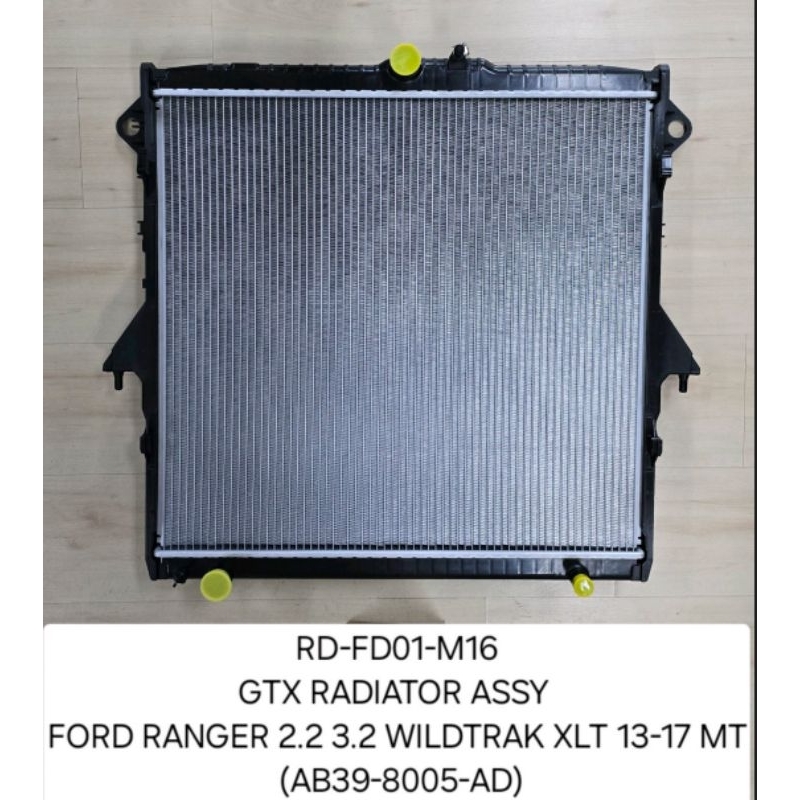RADIATOR ASSEMBLY FORD RANGER 2.2 3.2 WILDTRAK XLT (2013-2017) MANUAL ...