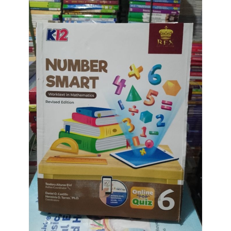 NUMBER SMART grade 6 Revised edition 2021(slightly use | Shopee Philippines