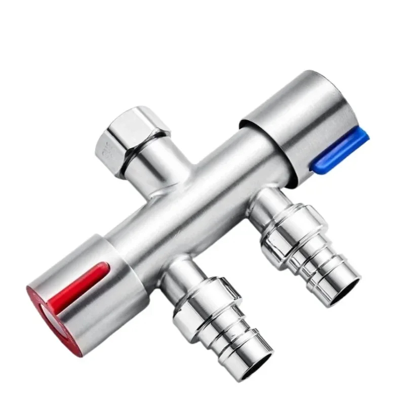 Triangle Valve 1 In 2 Out 304 Stainless Steel Double Switch Control ...